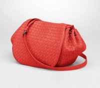 intrecciato nappa cross body bag new red.jpg