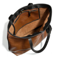 Bleecker Small Holdall Brown interior.jpg