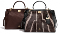 Coach Gramercy bags FW2014 oxblood and exotic hair calf 001.png