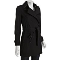 burberry harbourne trench black