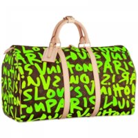 Louis Vuitton KEEPALL 50 Monogram Graffiti Canvas Green M93700.jpg