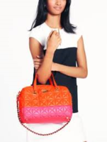 Kate Spade sedgewick place Kensey colorblock orange and pink.png