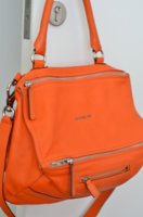 Givenchy med Pandora orange hardware back of bag.jpg
