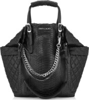 Jimmy Choo Blare tote python quilted black.jpg