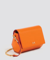 Halston Heritage Geo mini crossbody bright orange tangerine.jpeg