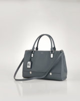 Ralph Lauren Morrison Tri Zip satchel in grey.jpeg