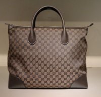 $539 Large Brown Tweed Canvas Top Handle Zip Tote 374226_FFPRN_8370.jpg