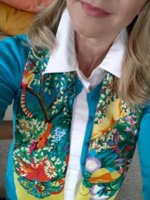 Au Coeur de la Vie with turquoise sweater.jpeg