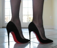 Louboutins worn with nylons photos | Page 9 | PurseForum