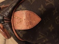 Just got my first preloved LV in the mail and the handles got misshapen  during transport. Please help me fix! I love her already 🥲 : r/Louisvuitton