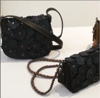 Black Saddle and Dinky Bags with Flowers.PNG