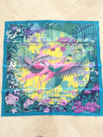 Hermes Miami Flamingo Party Scarf in Pink.jpg