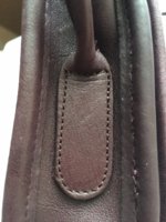 Coach Wine Color Crossbody NYC 0642 Right Side Strap.jpg