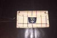 thesheltons5 fake tattersall wallet wristlet turnlock front.jpg