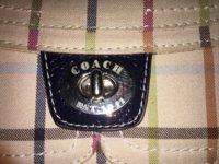 thesheltons5 fake tattersall wallet wristlet turnlock close.jpg