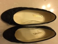 Should there be any serial no /hologram on Chanel ballerina flats?  Authenticity card?