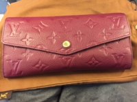 Louis Vuitton Monogram Sarah Wallet Wear & Tear 