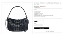 Coach Chelsea Crossbody Floral Rivets.JPG