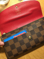 Louis Vuitton Emilie Wallet did not quite fit my passport and phone- I  could not close the wallet! – Au Fait Finds