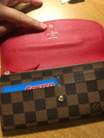 Louis Vuitton Emilie Wallet did not quite fit my passport and phone- I  could not close the wallet! – Au Fait Finds