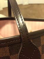 louis vuitton neverfull straps cracking