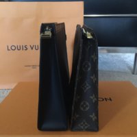 Louis Vuitton Pochette Voyage Eclipse Monogram; Toiletry 26 Clutch