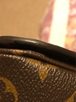 US made Pochette Métis Glazing on the handle looks terrible. Exchange? :  r/Louisvuitton