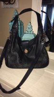 Coach Black Perforated Shoulder Bag.jpg
