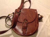 vintage mulberry saddle bag