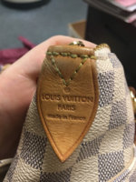 louis vuitton yellow stitching