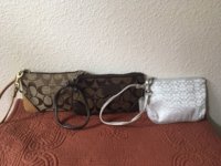 ttappalafox coach wristlet lot at least one fake.jpeg