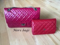 Red Chanel 13P Reissue 226 and Chanel Quilted WOC.jpg