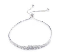 Diamonique 2ct tw Graduated Friendship Bracelet Sterling Silver.jpeg
