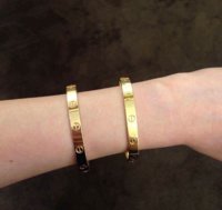 cartier love bracelet rose gold fading