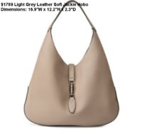 $1789 Light Grey Leather Soft Jackie Hobo.jpg