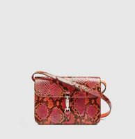 $1859 Orange and Pink Python Soft  Jackie Shoulder Bag 362971_E5C0N_7566.jpg