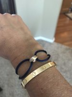 cartier trinity bracelet on silk cord colors