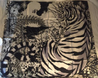 Hermes Paris Sale - Tiger Tigre 90 cm B and W.jpg