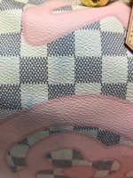 Please help! color transfer on my Louis Vuitton damier azur