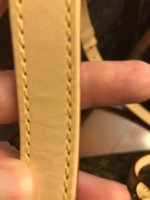 Speedy B wrinkled side strap?