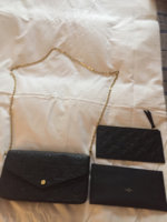 Купить Клатч Louis Vuitton N63032 Pochette Felicie Crossbody Bag Damier  Ebene Canvas Brown по отличной цене