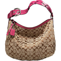 Coach large soho hobo hot pink trim.jpg