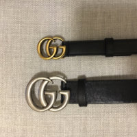 difference between mens and womens gucci belt