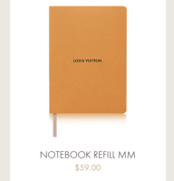 Louis Vuitton ALMA Notebook refill mm (GI0254)