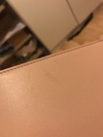 Scratches on smooth calf leather :( | PurseForum