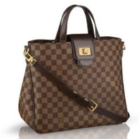 Louis Vuitton Damier Ebene Besace Rosebery Crossbody flap Bag