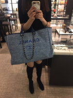 CHANEL DEAUVILLE TOTE, REVIEW, WIMB, SIZING, etc