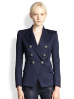 Balmain Marine Blue Blazer with Silver Buttons Final Sale Price 628.80 from 2620.png