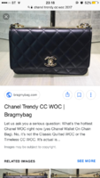 Bag Review: Chanel Half-Moon Black Caviar WOC (Wallet on a Chain)