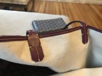 Goyard St. Louis less than four months old and handles cracking :(
